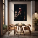 shadow wood art - "Wolfgang"