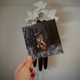 Cuore-artdesign - "Baumeule" Postkarte 15x15cm