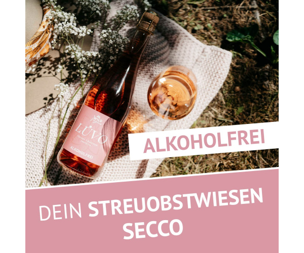 LÚVO Hibiskus x Basilikum – Alkoholfrei 0,7l