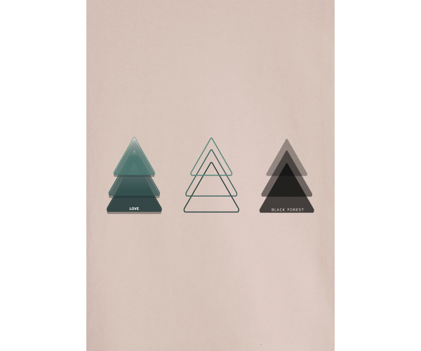 Hoodie - Stylish for Women "LOVE black forest"