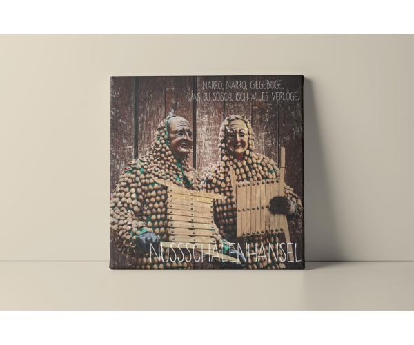 Jan Walter Schwarzwald Pop-Art Schwarzwald-Fasent "Nussschalehansel - Wolfach"