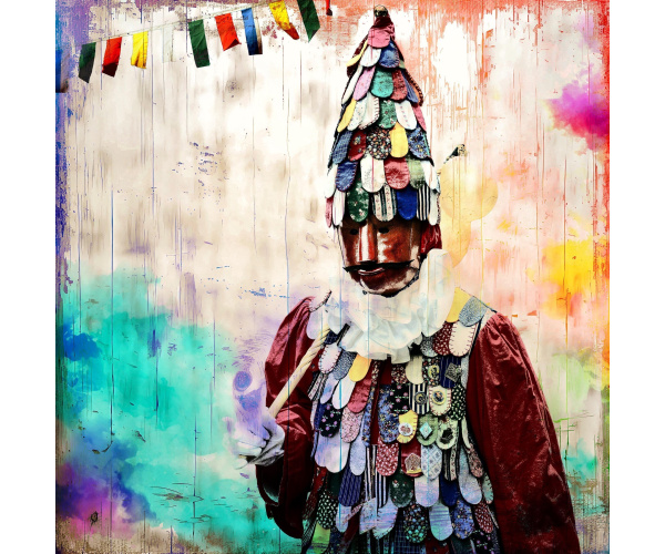 Jan Walter Schwarzwald Pop-Art Schwarzwald-Fasent "Wolfach"