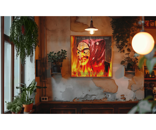 Jan Walter Schwarzwald Pop-Art Schwarzwald-Fasent "Offenburger Hexe"