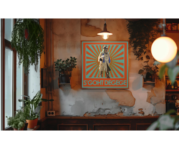 Jan Walter Schwarzwald Pop-Art Schwarzwald-Fasent "Narrenzunft Furtwangen"