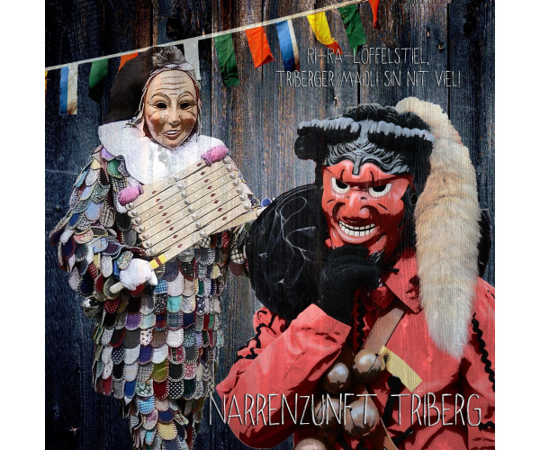 Jan Walter Schwarzwald Pop-Art Schwarzwald-Fasent "Narrenzunft Triberg"