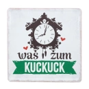 Metallschilder Schwarzwald 19x19cm 2er Set