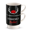 Porzellan-Tassen 2er Set "Der...