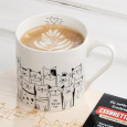 Keramik-Tasse "Katzenbande" ca. 360 ml