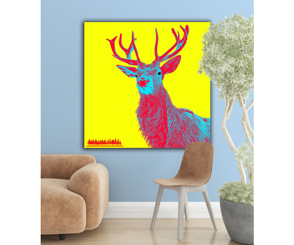 Jan Walter Schwarzwald Pop-Art "Hirsch Pop"