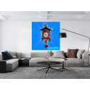 Jan Walter Schwarzwald Pop-Art "Kuckucksuhr blau"
