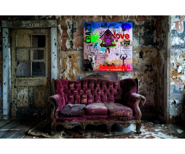Jan Walter Schwarzwald Pop-Art "Kuckucksuhr Collage"
