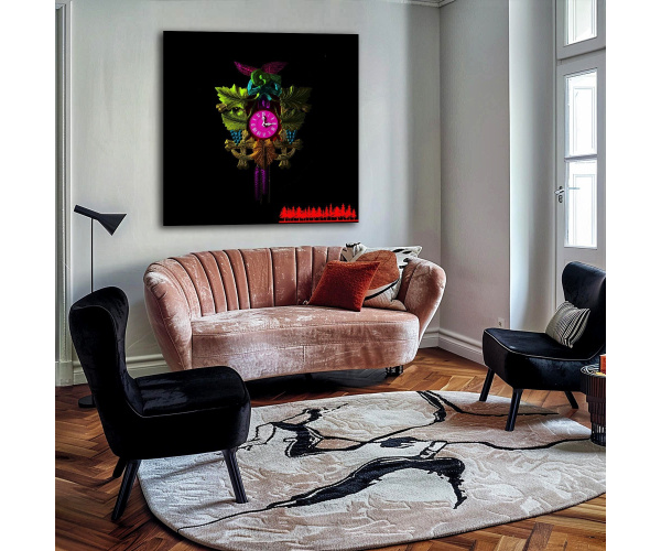 Jan Walter Schwarzwald Pop-Art "Kuckucksuhr dark"