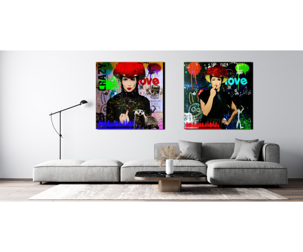 Jan Walter Schwarzwald Pop-Art "Schwarzwaldmarie Fxxk off Pop"