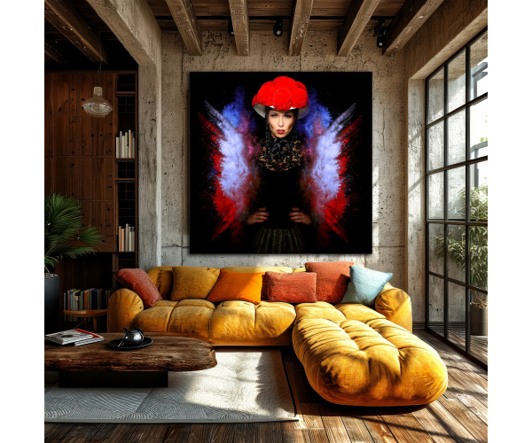 Jan Walter Schwarzwald Pop-Art "Schwarzwaldmarie Engel"