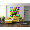 Jan Walter Schwarzwald Pop-Art "Hirsch Mosaik"