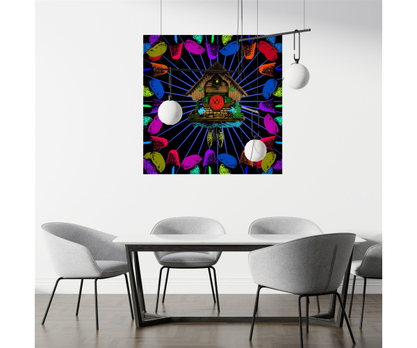 Jan Walter Schwarzwald Pop-Art "Kuckucksuhr Pop"