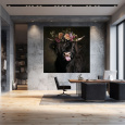 shadow wood art - Hochlandrind Luzy