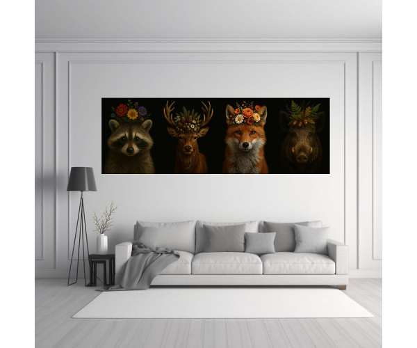 shadow wood art - Schwarzwald Gang Panorama 180x60cm