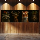 shadow wood art - Schwarzwald Gang Panorama 180x60cm