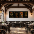 shadow wood art - Schwarzwald Gang Panorama 180x60cm