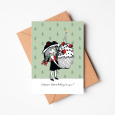 Designerkarte "Happy Birthday [Badisch]" incl. Umschlag