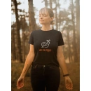 Damen AKTIONSSHIRT Dialekt "Nur nit huddle" XS