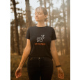 Damen AKTIONSSHIRT Dialekt "Nur nit huddle" XS