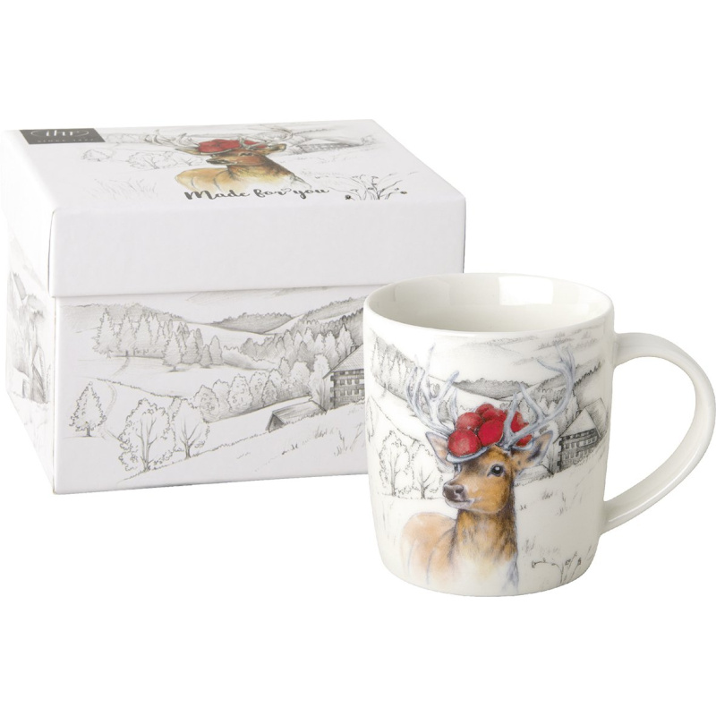 Porzellantasse Black Forest Deer, 10,95 €