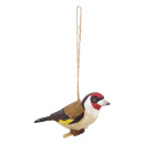 Holzdeko - Stieglitz ca. 11,5cm