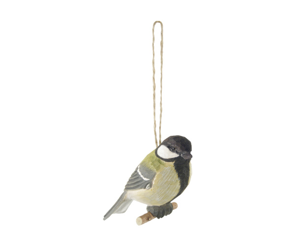 Holzdeko - Kohlmeise ca. 11,5cm