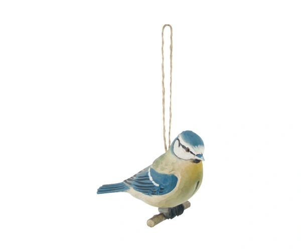 Holzdeko - Blaumeise ca. 12cm
