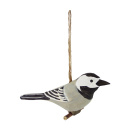 Holzdeko - Bachstelze ca. 13cm