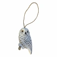 Holzdeko - Schneeeule ca. 8,5cm