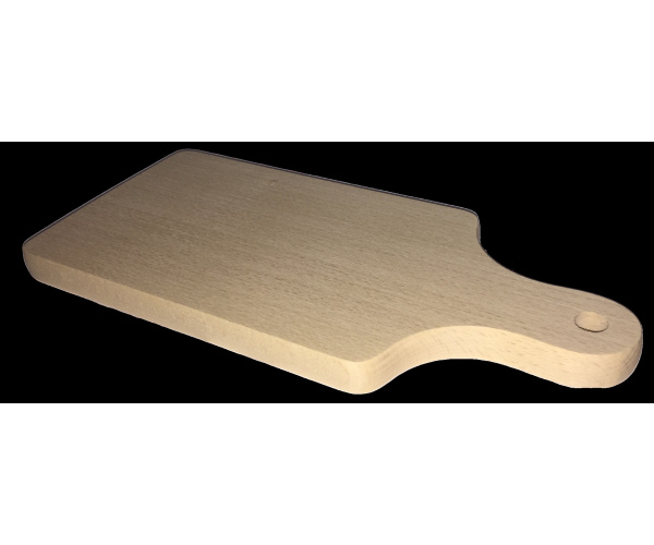 Brotzeitbrett / Schneidebrett mit Griff 36x16x1,5cm
