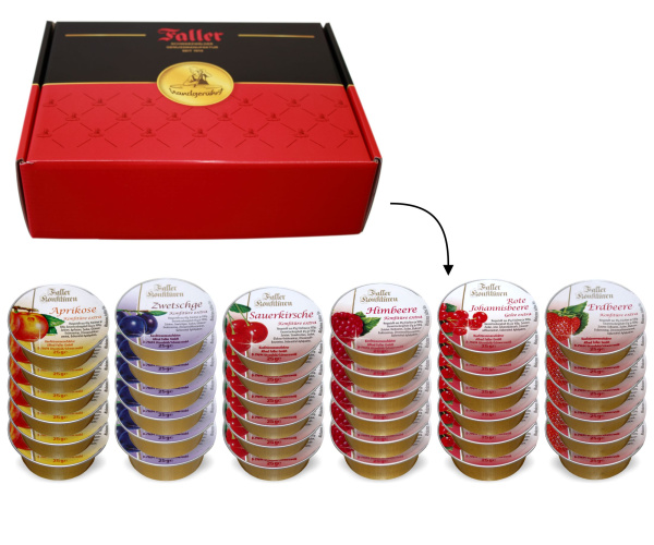 FALLER Konfitüre Kaffeehaus-Set 36x25g Set