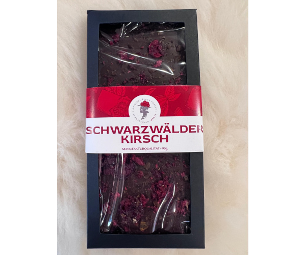 Topping-Schokolade - á la Schwarzwälder Kirsch 90g - handgefertigt -