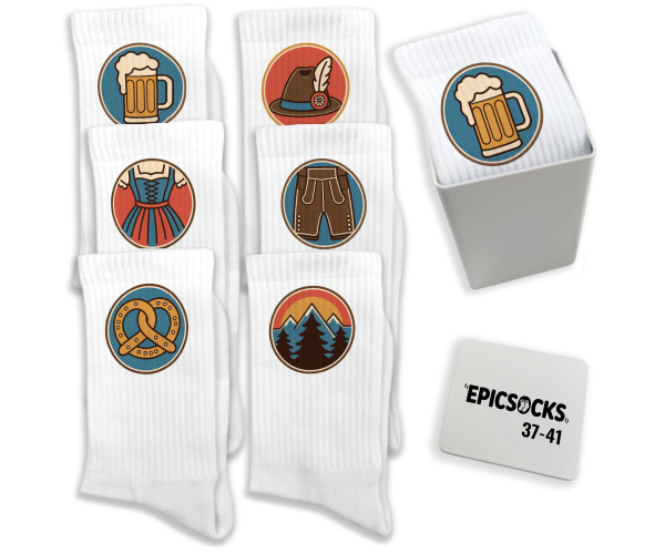 Bayernliebe Socken - 6er Set in Geschenkdose