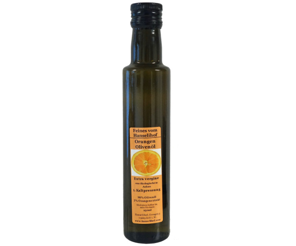 Schwarzwälder Orangen Olivenöl, extra vergine, 250 ml