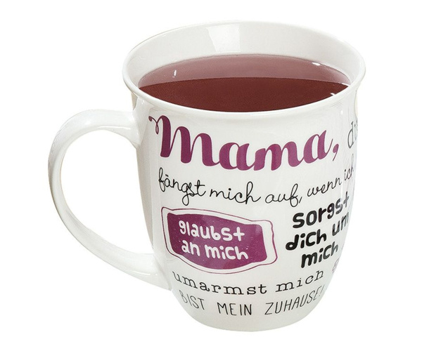 Porzellan Jumbo-Tasse Mama, Du bist...  ca. 400 ml