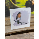 Holzbild 10x10cm "Ruben"