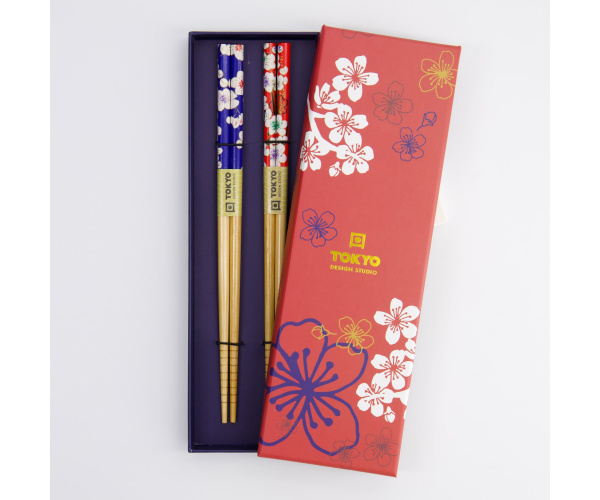 Chopstick Giftset/2 Flower