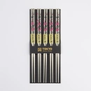 Chopstick Set/5 Stainless Steel Sakura