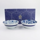 Haru Blue Mixed Ramen Bowls 2pcs Giftset