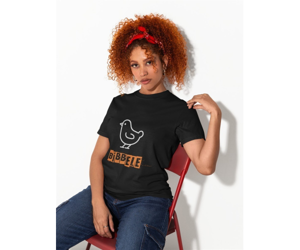 Damen AKTIONSSHIRT Dialekt "Bibbele"