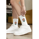 Schwarzwaldmädel Socken- Blumen