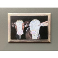Magnet "Schwarzwaldtiere" K&uuml;he 60x40mm
