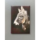 Magnet "Schwarzwaldtiere" Esel 60x40mm