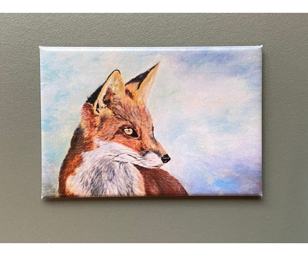 Magnet "Schwarzwaldtiere" Fuchs 60x40mm
