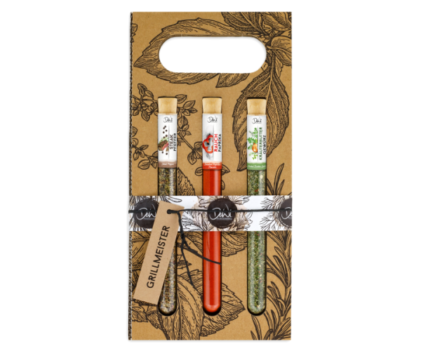 Gewürz-Geschenkset 3er "Grillmeister"