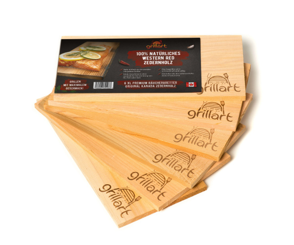 Zedernholzbretter zum Grillen – aus 100% natürlichem Western Red Zedernholz